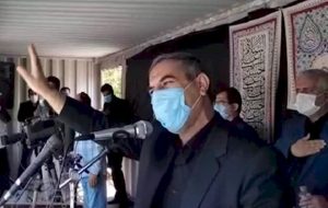 نوحه خوانی استاندار کهگیلویه و بویراحمد در روز عاشورا
