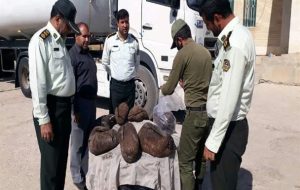 کشف ۱۰۰کیلوگرم تریاک در کهگیلویه وبویراحمد