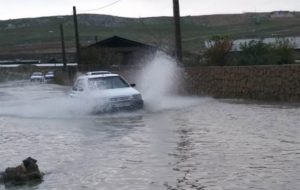 آبگرفتگی معابر؛ کابوس روزهای بارندگی برای شهروندان دهدشتی+تصاویر