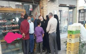 تجمع کرونایی در توزیع مرغ منجمد شهر  سی‌سخت