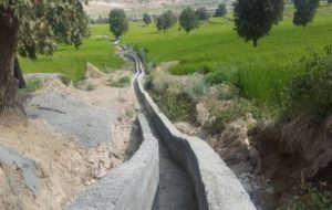 کانال‌های اصلی و فرعی اراضی کشاورزی “ده‌شیخ” دنا بهسازی شده است+تصاویر