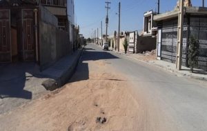 آسفالت خیابان‌ها و معابر شهر لیکک نیازمند ترمیم+تصاویر