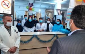 هدیه آستان قدس رضوی در دست پرستاران یاسوجی+تصاویر