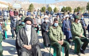 رونمایی از تندیس شهید سلیمانی در شهر یاسوج