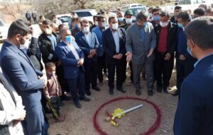 کلنگ‌زنی پروژه جاده ارتباطی روستای چال‌شاهین شهرستان بویراحمد