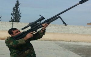 تک تیرانداز کهگیلویه و بویراحمدی در  شهر حلب سوریه+تصاویر