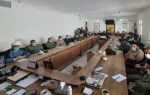 جلسه ستاد بحران سپاه فتح کهگیلویه وبویراحمد در سی سخت