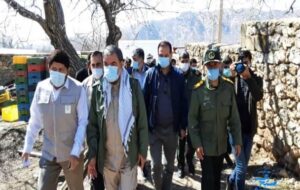 محسن رضایی در جمع مردم سی‌سخت