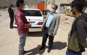 بازدید سرزده استاندار از محله های در حال بازسازی شهر سی سخت +تصاویر