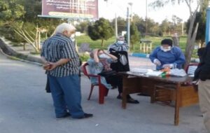 برگزاری ایستگاه تب‌سنجی و تست کرونا در گچساران با محوریت بسیج+تصاویر