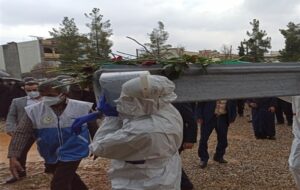 پیکر شهید مدافع سلامت در شهر یاسوج تشییع شد+تصاویر و فیلم