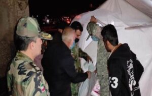 کمک‌رسانی ارتش به زلزله‌زدگان سی‌سخت