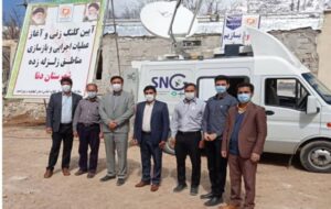 گوشه‌ای از تلاش جهادی نیروهای صدا وسیمای کهگیلویه و بویراحمد در زلزله سی‌سخت+تصاویر