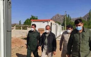 بازدید مشاور فرمانده کل سپاه از روند بازسازی سی‌سخت