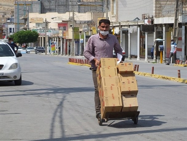 سکوت بازار گچساران در قرنطینه کرونایی