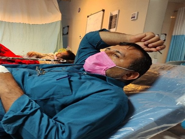 درمان با شرط و شروط کرونایی ها در بیمارستان دهدشت+فیلم