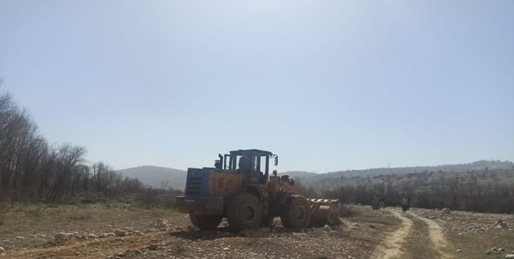 رفع تصرف  و آزادسازی ۲۵ هکتار از حریم و بستر رودخانه بشار