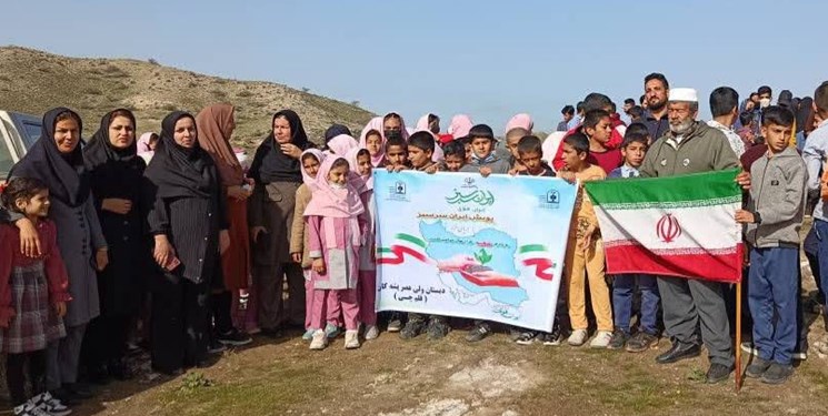 کار خوب دانش‌آموزان گچسارانی/ بچه‌ها در وسعت ۱۰ هکتار درخت کاشتند