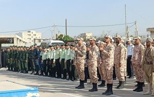 برگزاری صبحگاه مشترک به مناسبت آزادسازی خرمشهر در دهدشت+ تصاویر