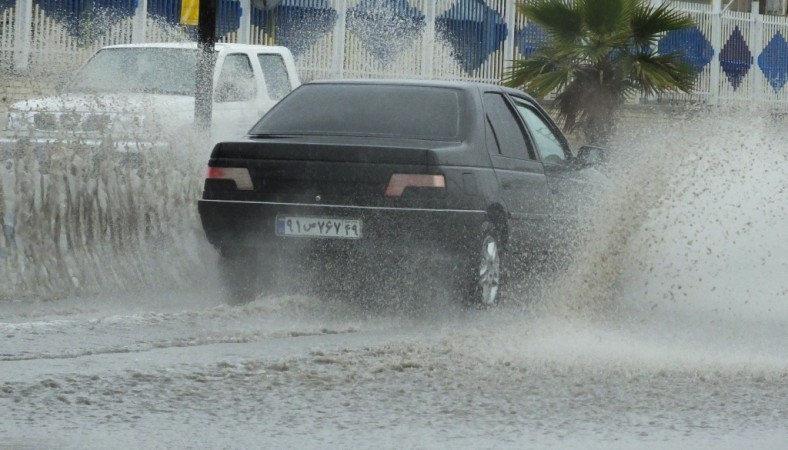 حال و هوای یک روز بارانی در گچساران