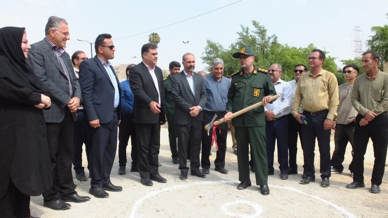 آیین کلنگ‌زنی بازارچه صنایع‌دستی در گچساران+ تصاویر