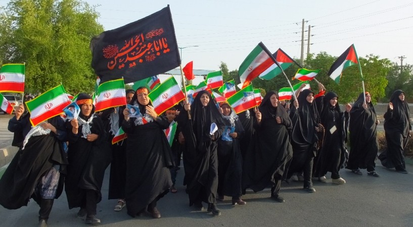 اجتماع بزرگ «زینبیون» در گچساران+ تصاویر و فیلم