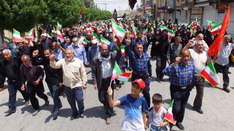 جمعه خشم گچسارانی‌ها علیه صهیونیسم جهانی+ تصاویر و فیلم