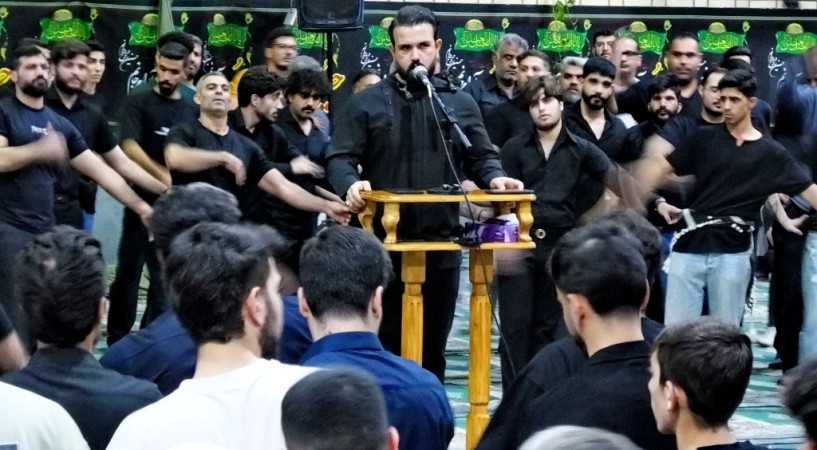 شور جوانان گچسارانی در عزاداری محرم+ تصاویر و فیلم