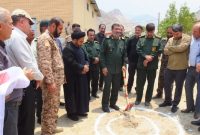 کلنگ‌زنی احداث ۲ حوزه مقاومت بسیج در گچساران+ تصاویر