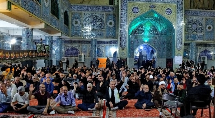 اجتماع بزرگ امام رضایی‌ها در حرم بی‌بی حیکمه(س)