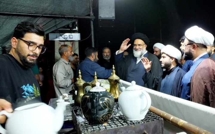 بازدید نماینده ولی‌فقیه در کهگیلویه‌وبویراحمد از مواکب اربعین گچساران