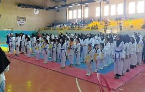 رقابت‌های پرشور دختران تکواندوکار در گچساران+ تصاویر