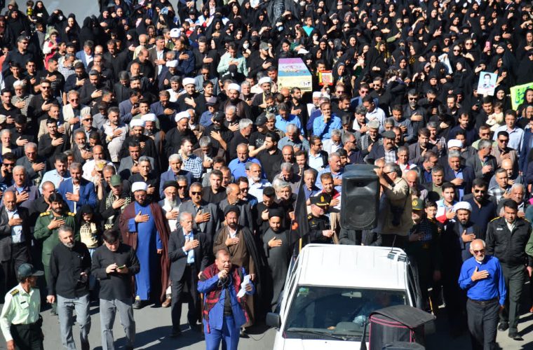 گچساران در سوگ شهید گمنام؛ وداعی به وسعت ایمان