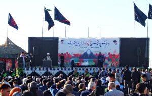 غوغای گچسارانی‌ها در تشییع و تدفین شهید گمنام+ تصاویر و فیلم