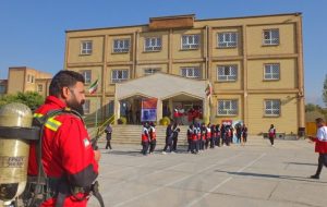 مانور بزرگ زلزله و ایمنی در گچساران+ تصاویر مانور بزرگ زلزله و ایمنی در گچساران+ تصاویر