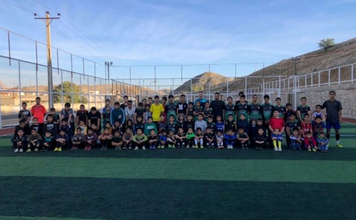 حضور «محمود فکری» در محله سادات گچساران+ تصاویر و فیلم