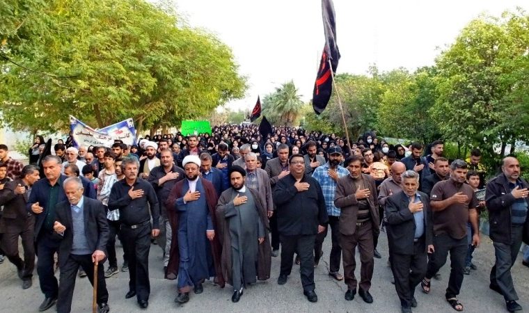 عزاداری سالروز وفات حضرت «ام البنین» در گچساران+ تصاویر و فیلم