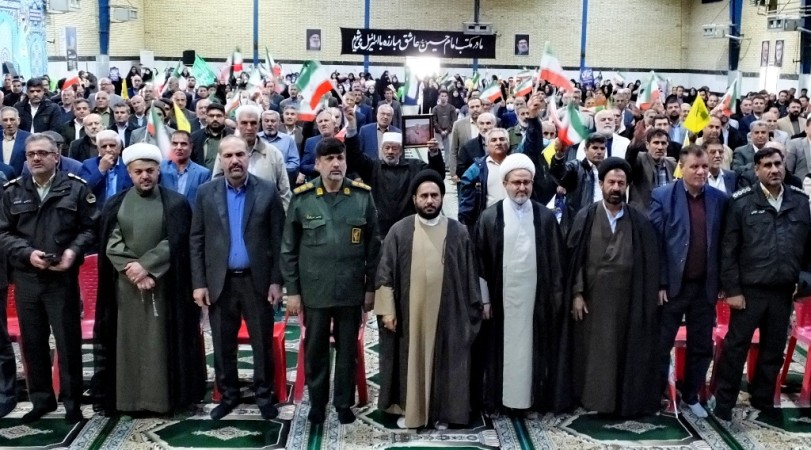 تجمع پرشور گچسارانی‌ها در سالروز حماسه ۹ دی+ تصاویر و فیلم