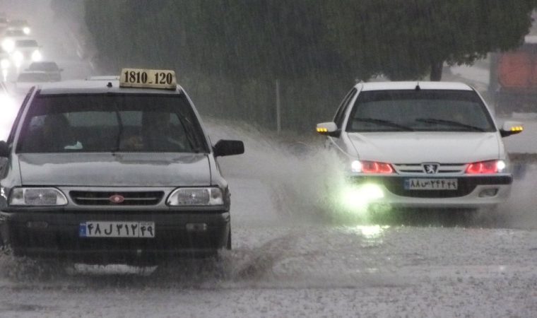 روز زیبای بارانی در گچساران