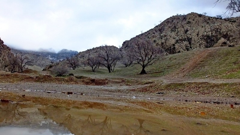 طبیعت تماشایی گچساران در آغوش باران