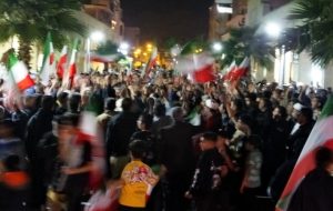 خروش شبانه گچسارانی‌ها با شعار «لبیک یا خامنه‌ای»+ تصاویر