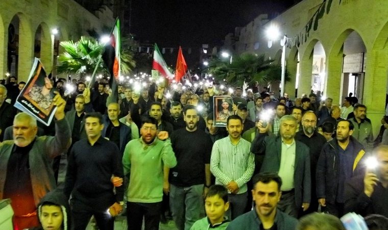 سنگ تمام گچسارانی‌ها در هفتمین شب حماسه+ تصاویر و فیلم