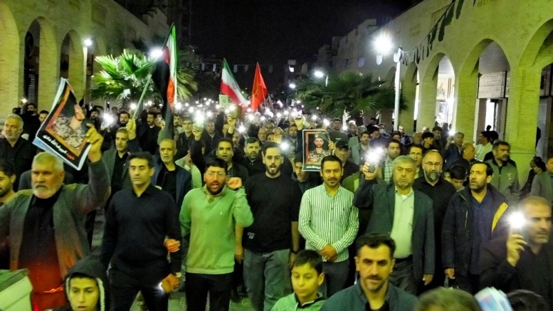 سنگ تمام گچسارانی‌ها در هفتمین شب حماسه+ تصاویر و فیلم