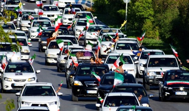 کاروان خودرویی گچسارانی‌ها به مناسبت ۱۲ فروردین+ تصاویر