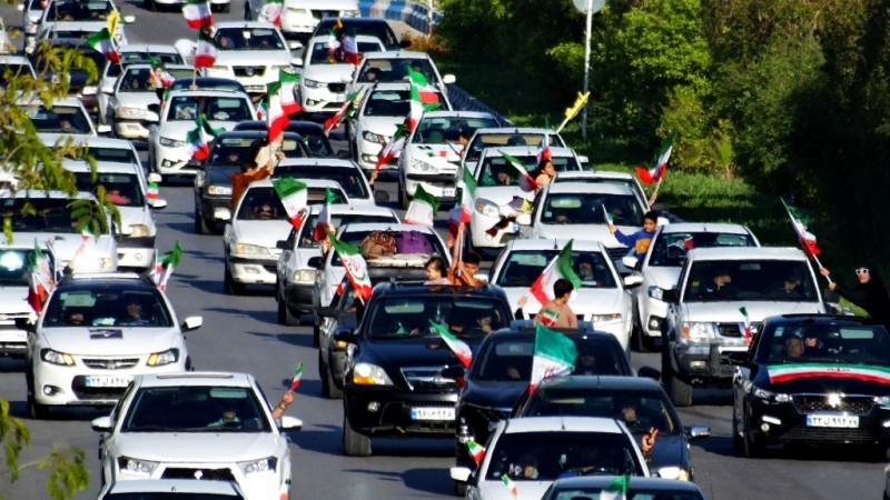 کاروان خودرویی گچسارانی‌ها به مناسبت ۱۲ فروردین+ تصاویر