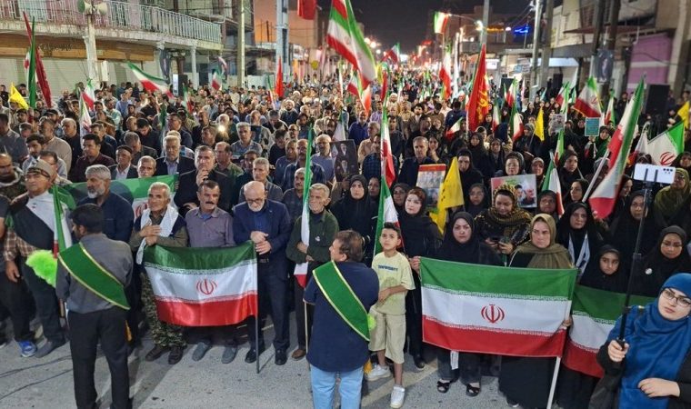 میدانداری گچسارانیها در حماسه حضور خیابان میدانداری گچسارانیها در حماسه حضور خیابان