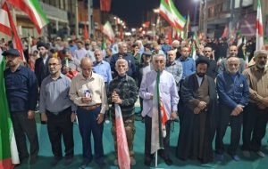 طنین نوای «اللهم عجل لولیک الفرج» در خیابان‌های گچساران