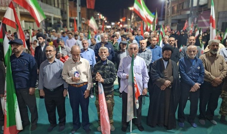 طنین نوای «اللهم عجل لولیک الفرج» در خیابان‌های گچساران
