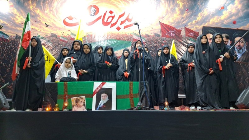 حماسه گچسارانی‌ها در عزای «رهبر شهید»
