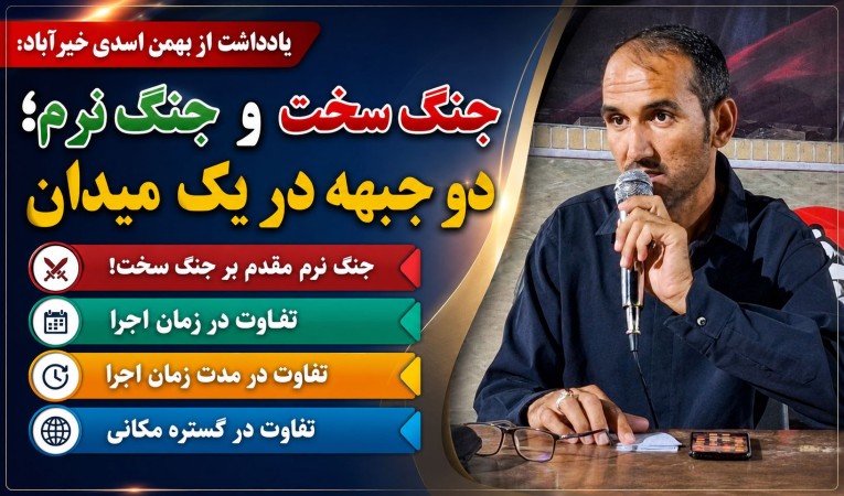 جنگ نرم مقدم بر جنگ سخت!